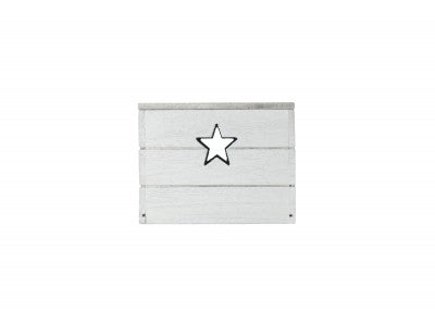 SMALL VINTAGE STAR CUT OUT BOX