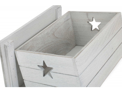 SMALL VINTAGE STAR CUT OUT BOX
