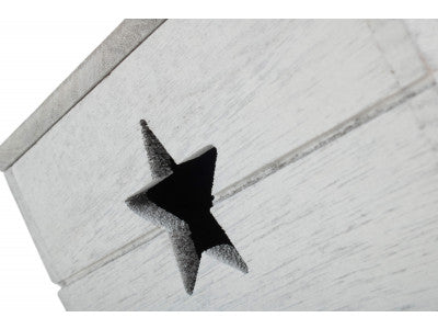SMALL VINTAGE STAR CUT OUT BOX