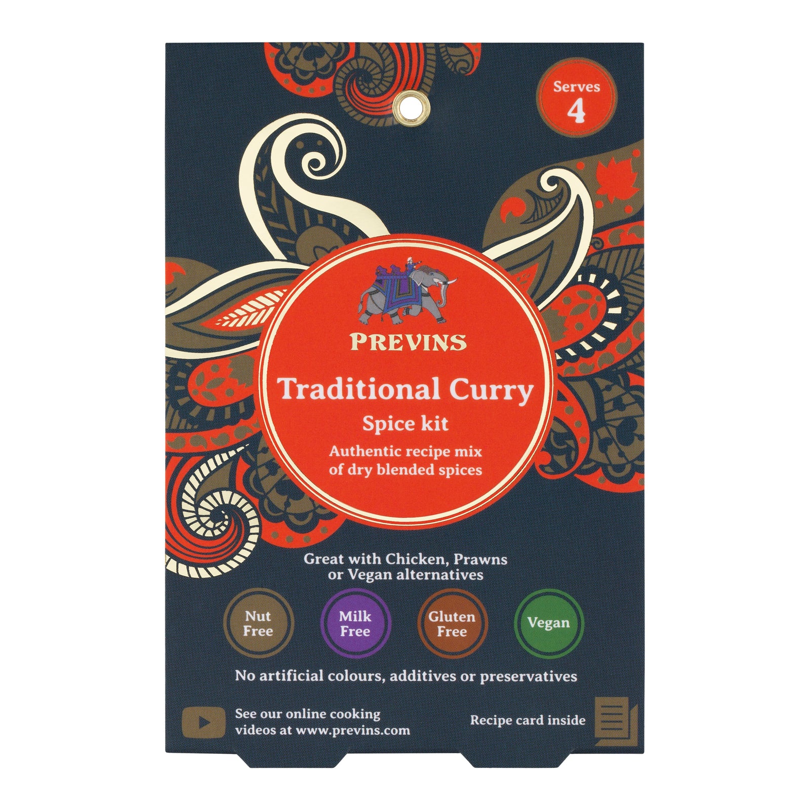 Previns Traditional Curry Spice Kit (26g)
