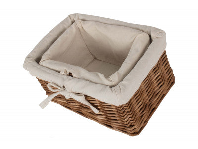 AUTUMN DOUBLE STEAMED WILLOW TRAY with LINING SET 2