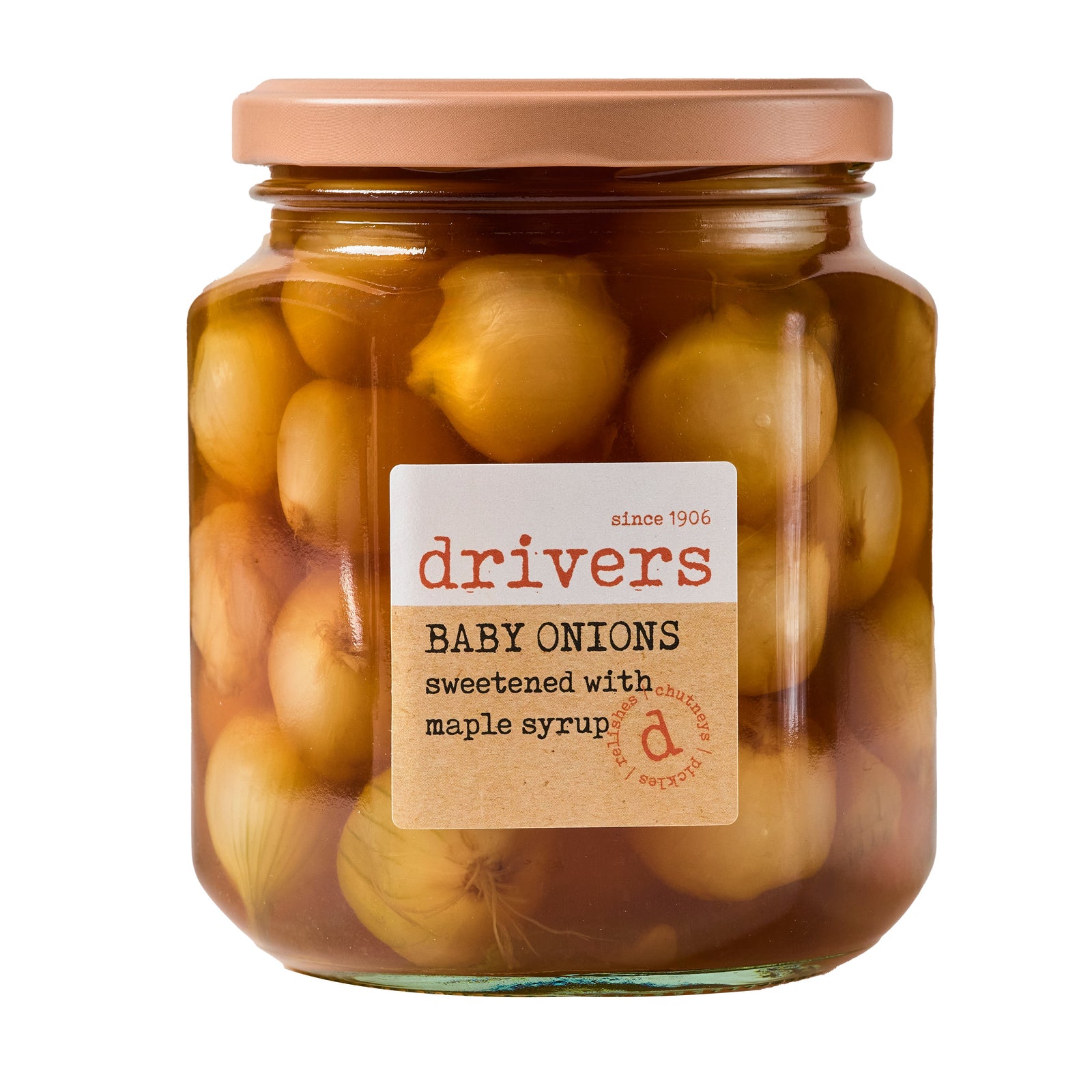 Drivers Baby Onions Sweetened with Maple Syrup (550g)