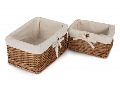 AUTUMN DOUBLE STEAMED WILLOW TRAY with LINING SET 2