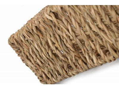 SMALL RECTANGULAR SEAGRASS TRAY
