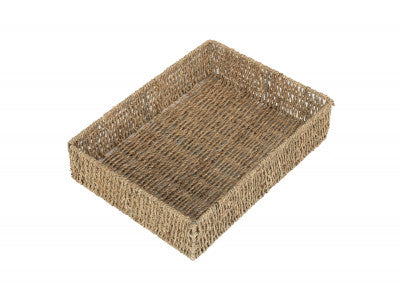 LARGE RECTANGULAR SEAGRASS TRAY