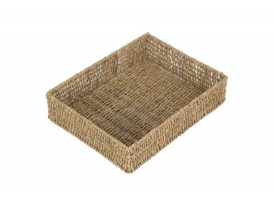 EXTRA LARGE RECTANGULAR SEAGRASS TRAY