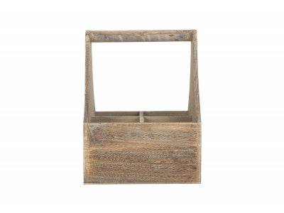 OAK EFFECT 4 BOTTLE CARRIER