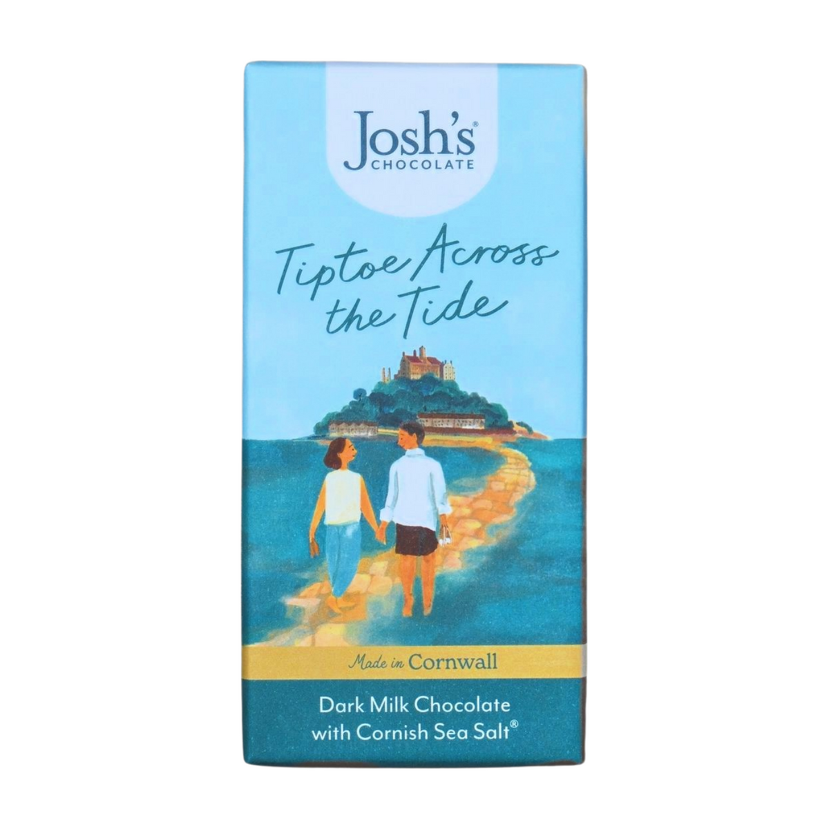 Josh's Chocolate Dark Milk Chocolate Bar with Cornish Sea Salt (90g)
