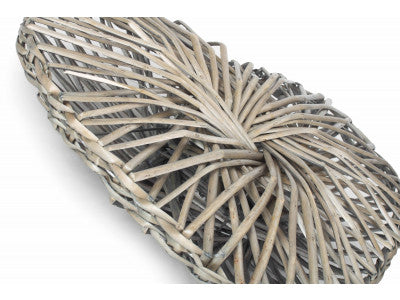 MEDIUM GREY HEART WREATH