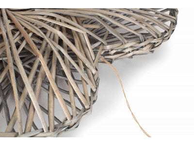 LARGE GREY HEART WREATH