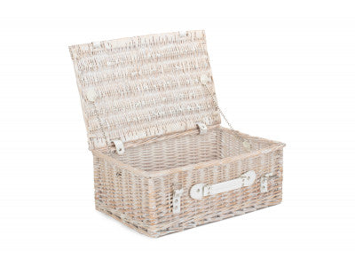18" WHITE HAMPER