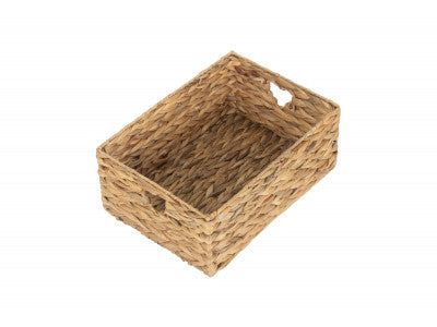 SMALL WATER HYACINTH STORAGE BASKET SIZE 2