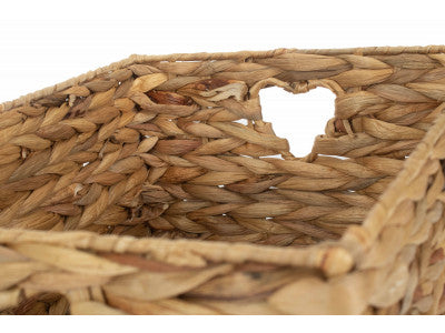 SMALL WATER HYACINTH STORAGE BASKET SIZE 2