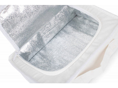 WHITE COOLER BAG