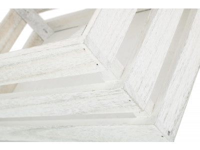 SMALL VINTAGE SLATTED WOODEN CRATE