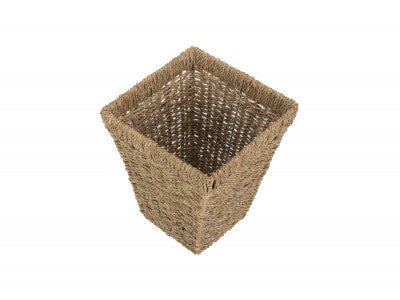 SEAGRASS SQUARE WASTE PAPER BASKET