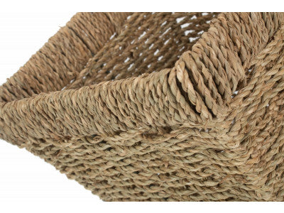SEAGRASS SQUARE WASTE PAPER BASKET