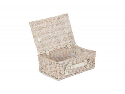 14" WHITE HAMPER
