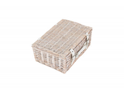 14" WHITE HAMPER