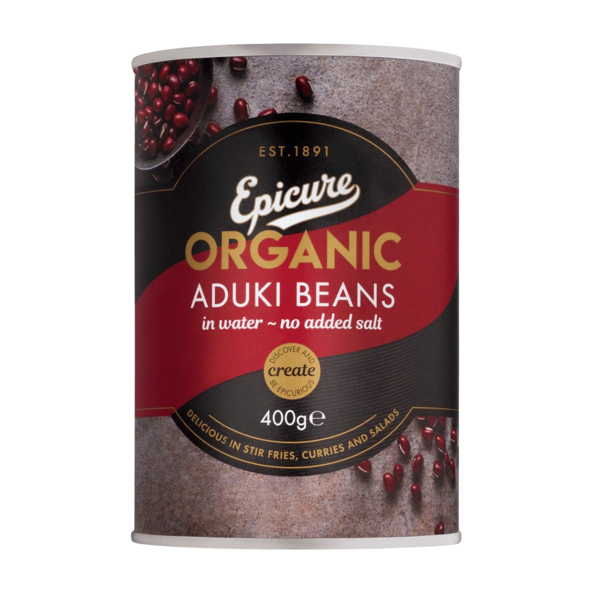 Epicure Organic Aduki Beans (400g)