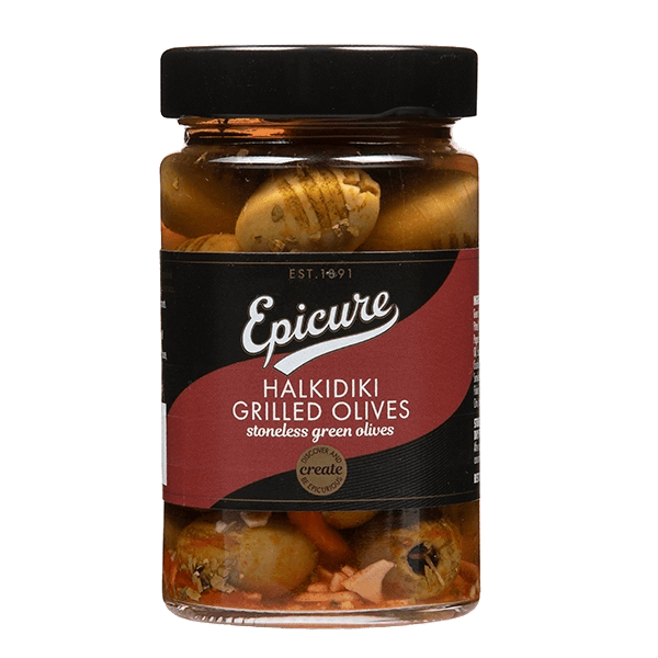 Epicure Grilled Stoneless Halkidiki Olives (290g)