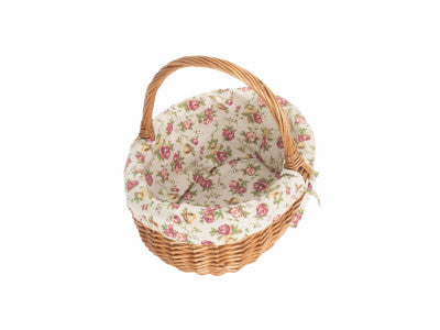 SMALL DELUXE SHOPPER with GARDEN ROSE LINING