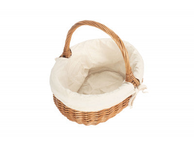 SMALL DELUXE SHOPPER with WHITE LINING