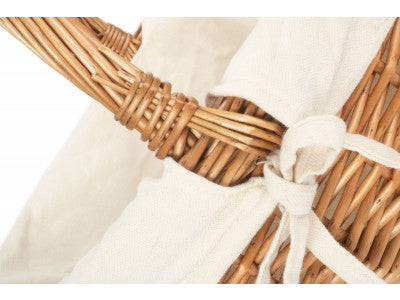 SMALL DELUXE SHOPPER with WHITE LINING