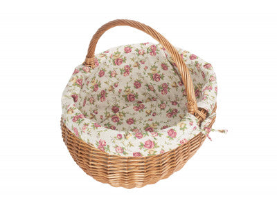 LARGE DELUXE SHOPPER with GARDEN ROSE LINING