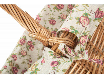 LARGE DELUXE SHOPPER with GARDEN ROSE LINING