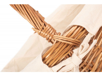 LARGE DELUXE SHOPPER with WHITE LINING