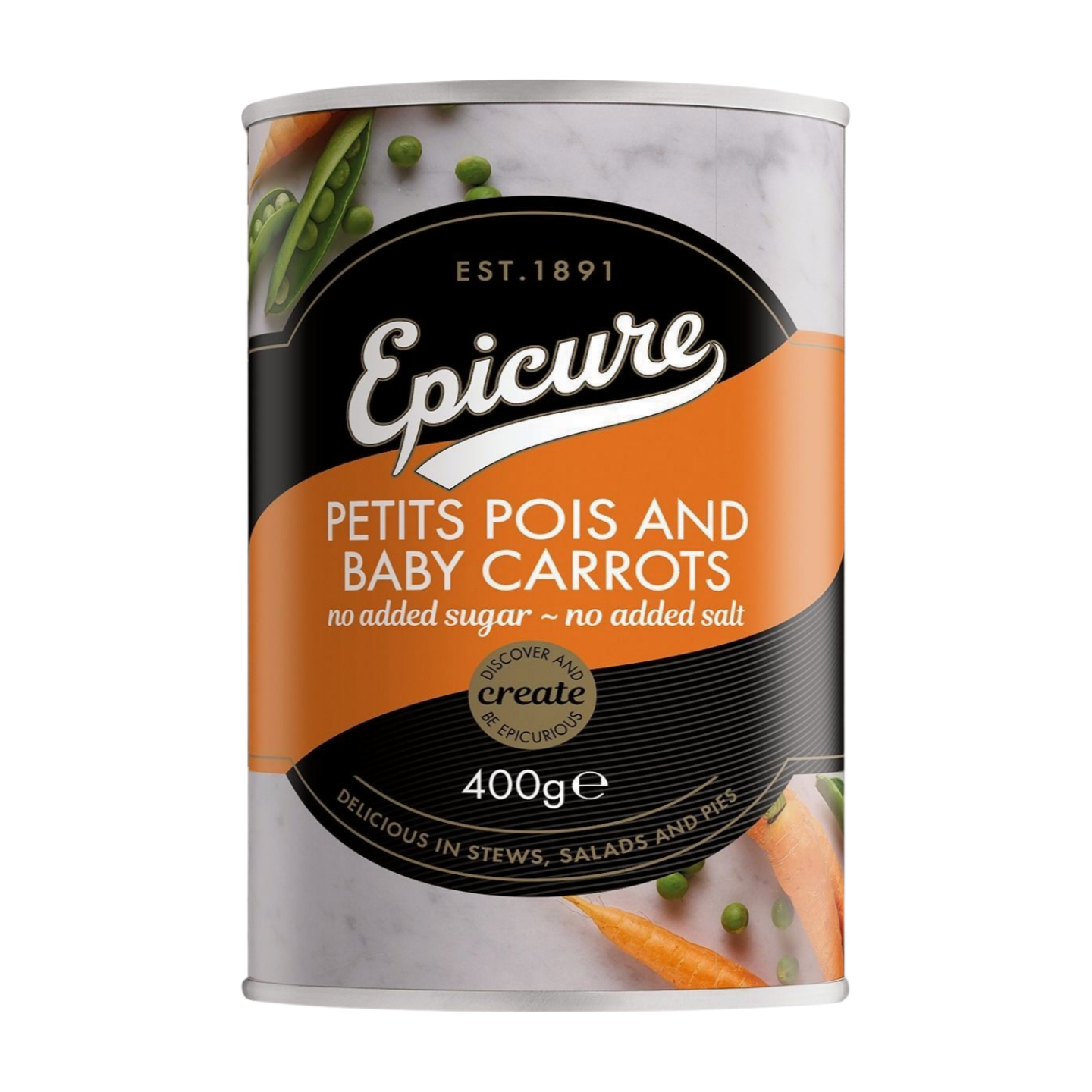 Epicure Petits Pois & Baby Carrots (400g)