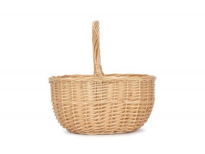 SMALL BUFF OVAL SHOPPER