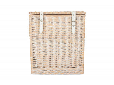 SIZE 1 - WHITE WASH VINTNER STORAGE HAMPER