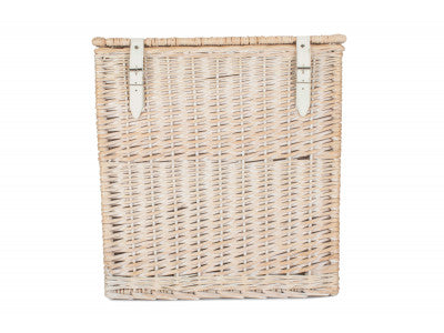SIZE 2 - WHITE WASH VINTNER STORAGE HAMPER