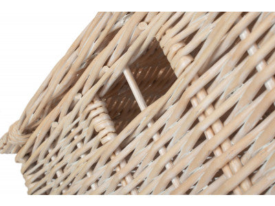 SIZE 2 - WHITE WASH VINTNER STORAGE HAMPER