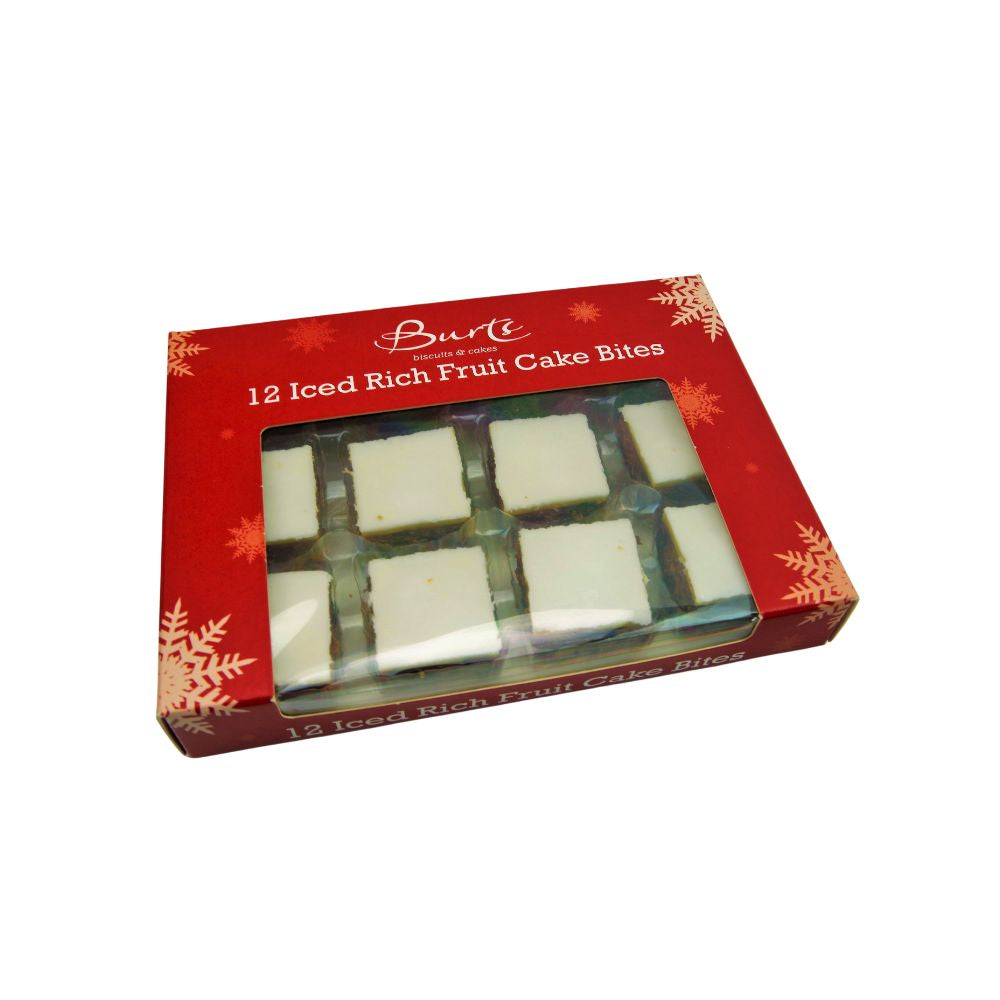 Burt's 12 Iced Rich Rich Fruit Mini Bites (240g)