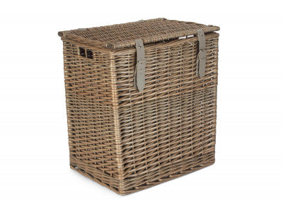 SIZE 1 - ANTIQUE WASH VINTNER STORAGE HAMPER