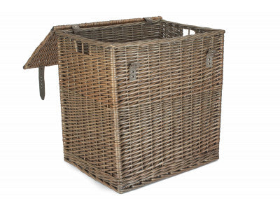 SIZE 2 - ANTIQUE WASH VINTNER STORAGE HAMPER