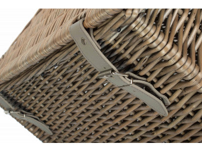 SIZE 2 - ANTIQUE WASH VINTNER STORAGE HAMPER