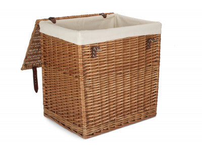 SIZE 2 - BOUTIQUE DOUBLE STEAMED WASH STORAGE LAUNDRY HAMPER with LINING