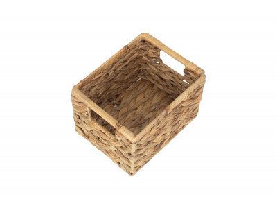 NORDIC WATER HYACINTH STORAGE BASKET SIZE 1