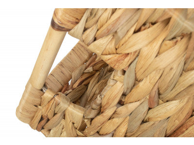 NORDIC WATER HYACINTH STORAGE BASKET SIZE 2