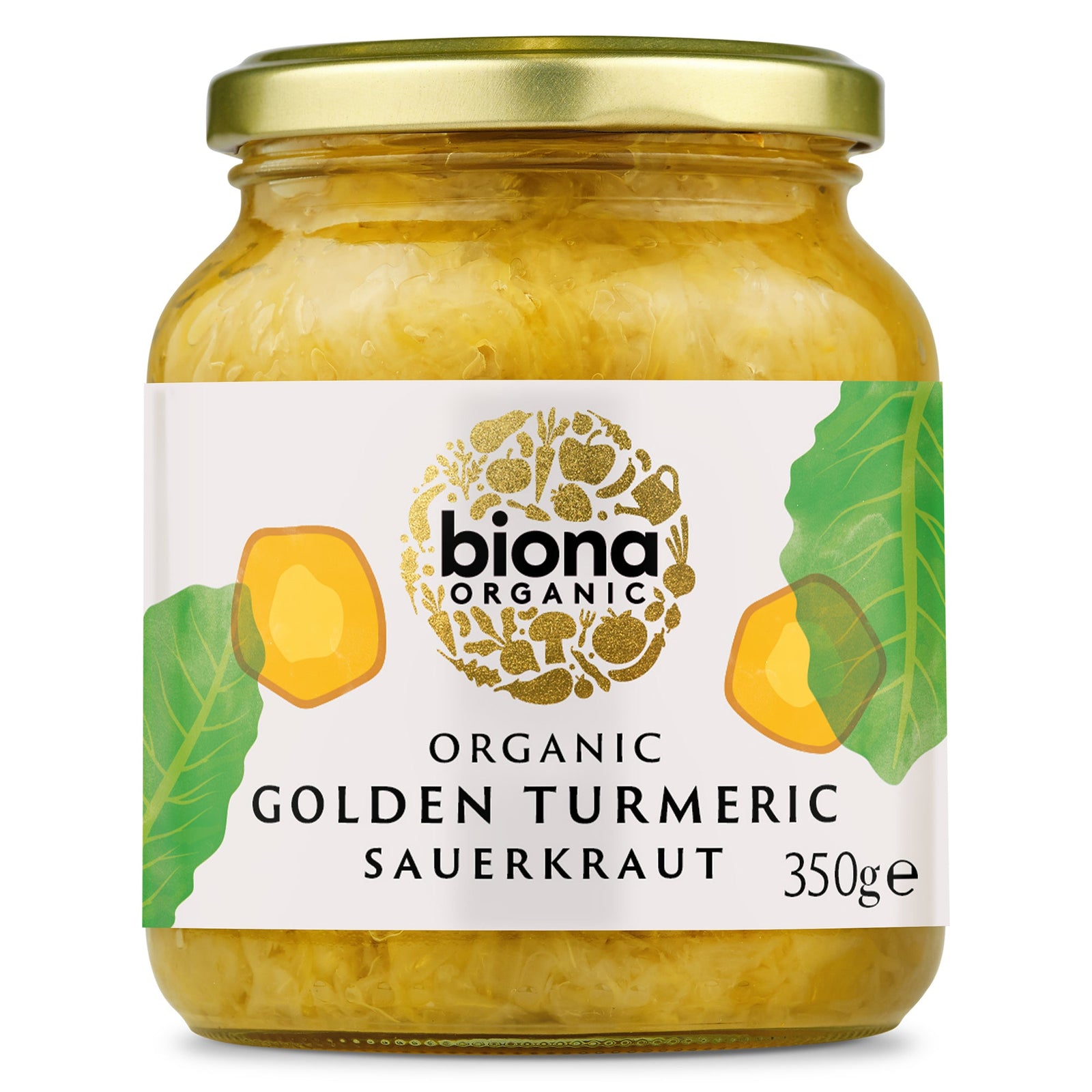 Biona Organic Golden Turmeric Sauerkraut (350g)