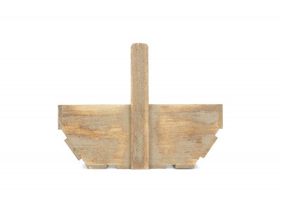 MEDIUM OAK EFFECT WOODEN TRUG