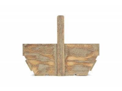 LARGE OAK EFFECT WOODEN TRUG