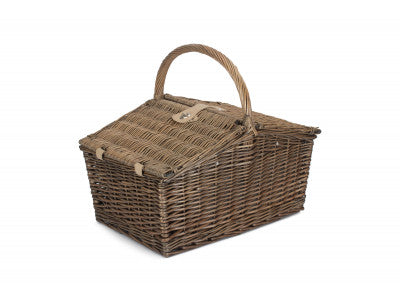 DOUBLE LIDDED 4 PERSON PICNIC HAMPER
