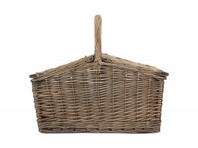 DOUBLE LIDDED 4 PERSON PICNIC HAMPER