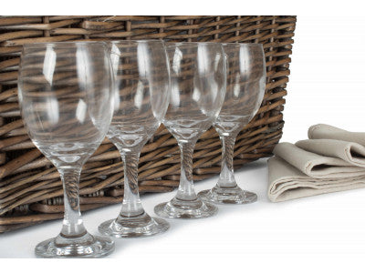 DOUBLE LIDDED 4 PERSON PICNIC HAMPER