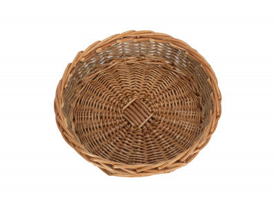 LARGE UNPEELED WILLOW ROUND TRAY